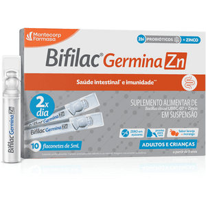 Produto Bifilac germina zn 2bi + 5mg 10flac lar mor foto 1