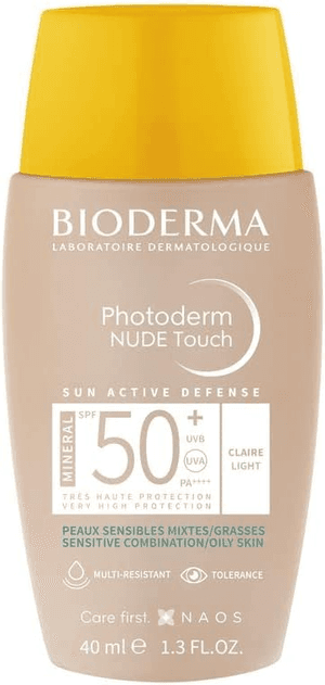 Produto Protetor solar facial com cor photoderm nude touch claro fps50+ 40ml bioderma foto 1
