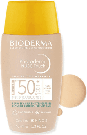 Produto Protetor solar facial com cor photoderm nude touch muito claro fps50+ 40ml bioderma foto 1
