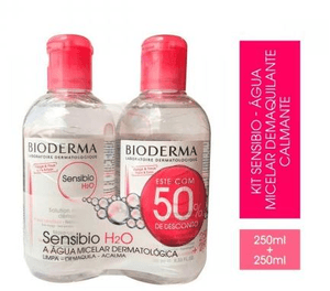 Produto Bioderma sensibio h2o + h2o 250ml 50% na 2 unidade foto 1