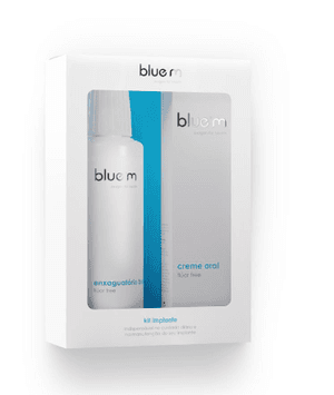 Produto Bluem kit enxaguatorio 250ml+creme oral 75ml foto 1