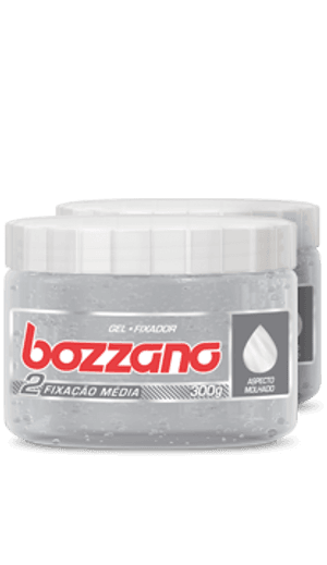Produto Gel fixador de cabelo bozzano aspecto molhado fixaçao media 300g foto 1