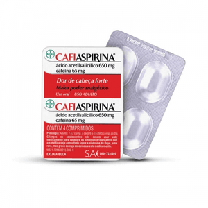 Produto Cafiaspirina envelopes 4 comprimidos foto 1