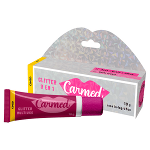 Produto Hidratante labial 3 em 1 glitter 10g carmed foto 1