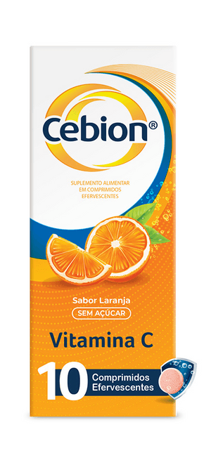 Produto Vitamina c efervescente 1g 10 comprimidos cebion
 foto 1