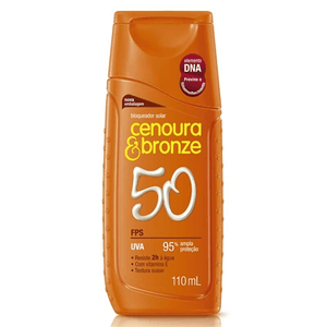 Produto Cenoura bronze bloqueador solar fps 50 110 ml foto 1