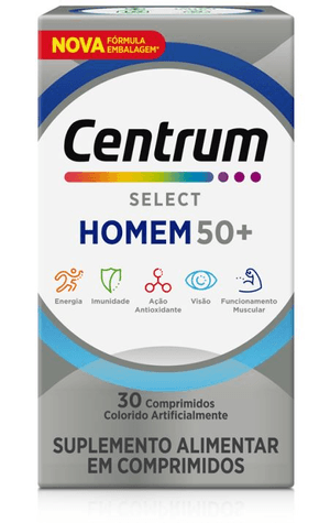 Produto Centrum select homem com 30 comprimidos 
 foto 1