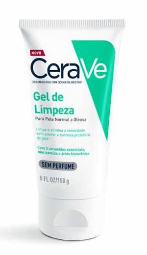 Produto Cerave gel de limpeza facial pele normal a oleosa sem perfume 150g foto 1