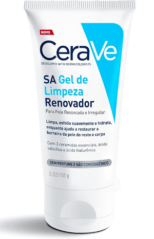 Produto Gel de limpeza facial sa renovador pele resseca sem perfume 150g cerave foto 1