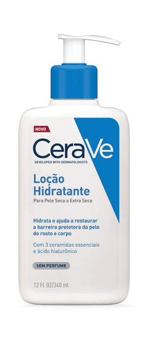 Produto Loção hidratante corpo e rosto sem perfume 340ml cerave foto 1