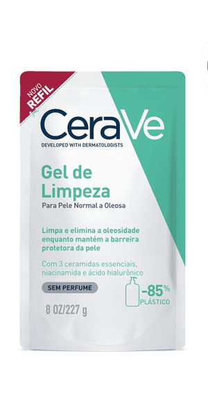 Produto Gel de limpeza facial sem perfume 227g cerave
 foto 1