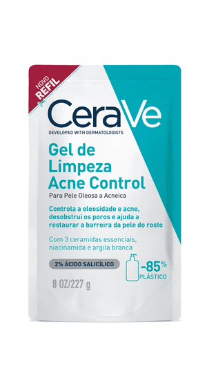 Produto Gel de limpeza acne control refil 227g cerave											 foto 1