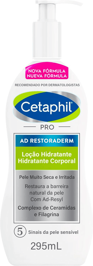Produto Loção hidratante corporal pele muito seca e irritada 295ml cetaphil pro
 foto 1