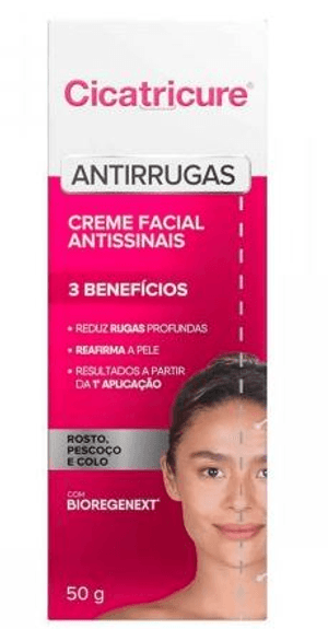 Produto Cicatricure creme facial antissinais 50g foto 1