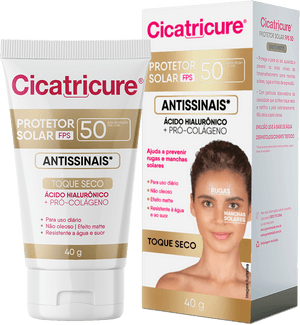Produto Protetor solar facial antissinais toque seco fps50 cicatricure foto 1