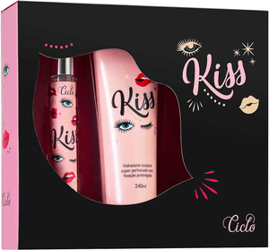 Produto Kit kiss deo colônia 30ml + hidratante corporal 240ml ciclo foto 1
