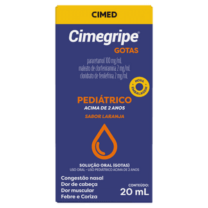 Produto Cimegripe laranja gotas 20ml cimed foto 1
