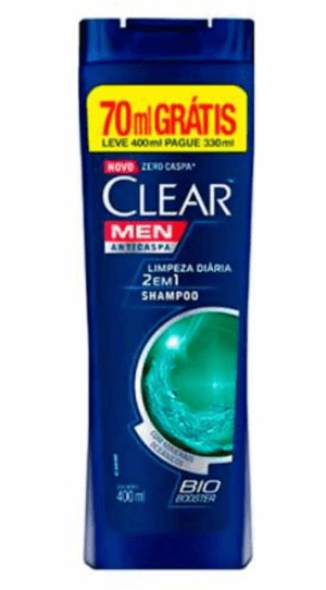Shampoo clear 2x1 limpeza diaria leve 400ml pague 330ml | CallFarma