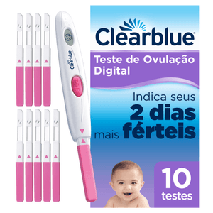 Produto Teste de ovulação digital 10 unidades clearblue foto 1