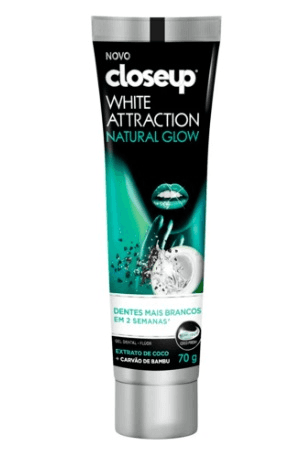 Produto Creme dental close up white attraction natural glow 70g foto 1