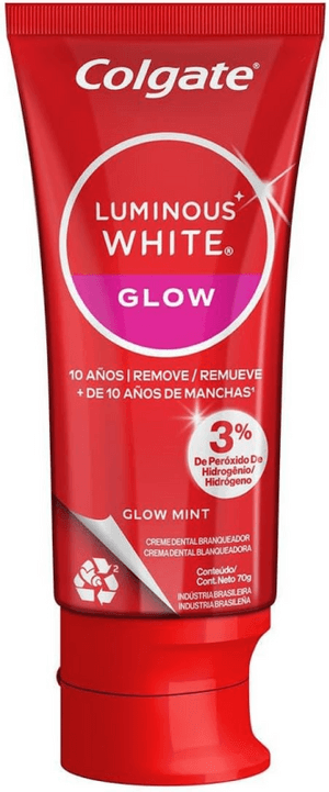 Produto Creme dental luminous white glow 50g colgate foto 1