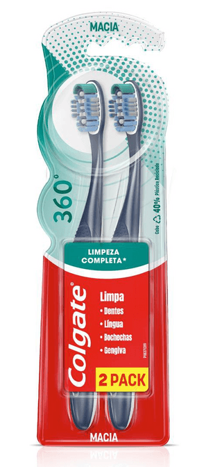Produto Escova dental colgate 360 macia leve 2 pague 1 foto 1