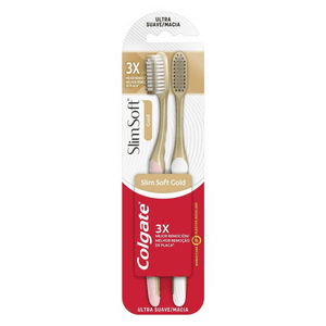 Produto Escova dental colgate slim soft gold 2un foto 1