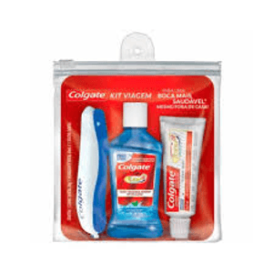 Produto Colgate kit viagem esc d+cr d 30g+enx 60ml foto 1