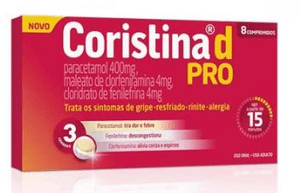 Produto Coristina d pro com 8 comprimidos foto 1