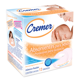 Produto Absorvente para seios cremer caixa com 12 unidades foto 1