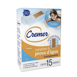 Produto Curativo cremer a prova d agua transparente com 15 unidades foto 1