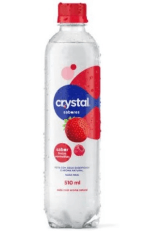Produto Agua gaseificada crystal sabor frutas vermelhas 510ml foto 1