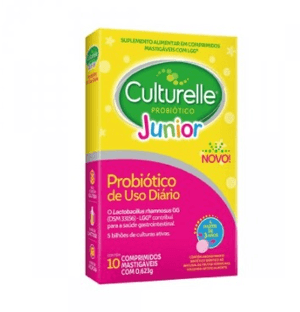 Produto Culturelle probiotico junior com 10 comprimidos mastigaveis foto 1