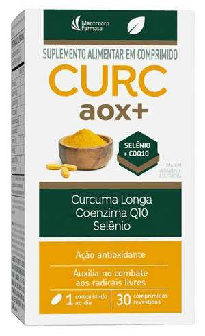 Produto Curc aox+ 30 comprimidos mantecorp foto 1