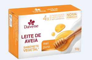Produto Sabonete vegetal clássico leite de aveia mel puro 90g davene foto 1