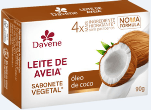 Produto Sabonete vegetal clássico leite de aveia óleo de coco 90g davene foto 1