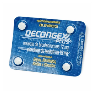 Produto Descongex plus 4 comprimidos revestidos aché foto 1
