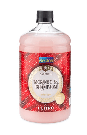 Produto Sabonete liquido deoline refil morango e champagne 1 litro foto 1