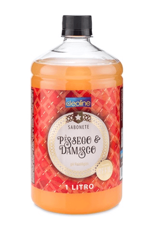 Produto Sbonete liquido deoline refil pessego e damasco 1 litro foto 1