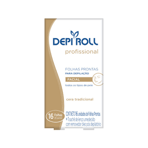 Produto Depi-roll folhas prontas facial trad com 16 unidades foto 1