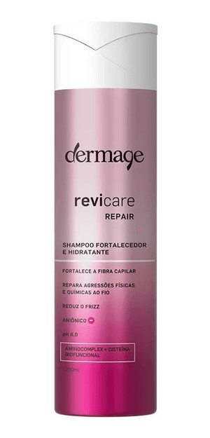 Produto Dermage revicare repair fortalecedor e hidratante shampoo 200ml foto 1