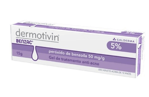 Produto Dermotivin benzac gel 5% 15mg 40gr foto 1