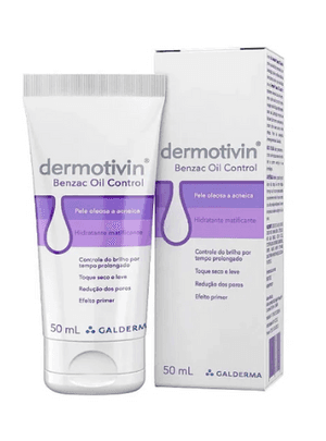 Produto Hidratante facial matificante benzac oil control pele oleosa a aneica 50ml dermotivin foto 1
