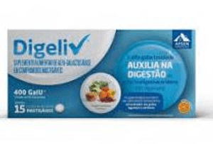 Produto Digeliv 400fcc com 15 capsulas mastigavel sabor laranja foto 1