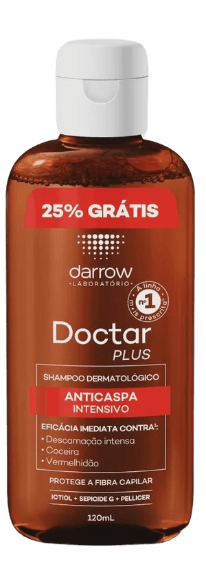 Produto Shampoo anticaspa intensivo doctar plus 120ml darrow foto 1
