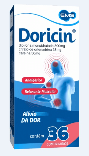 Produto Doricin caixa com 36 comprimidos ems foto 1