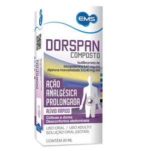 Produto Dorspan composto gotas 20 ml ems foto 1
