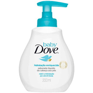 Produto Dove baby sabonete liquido hidratacao enriquecida 200ml foto 1