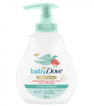 Produto Dove baby sabonete liquido hidratacao sensivel 200ml foto 1