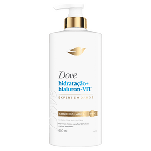 Produto Condicionador dove hidratação + hialuron-vit frasco 600ml pump foto 1